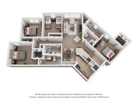 Four Bedroom Three Bath